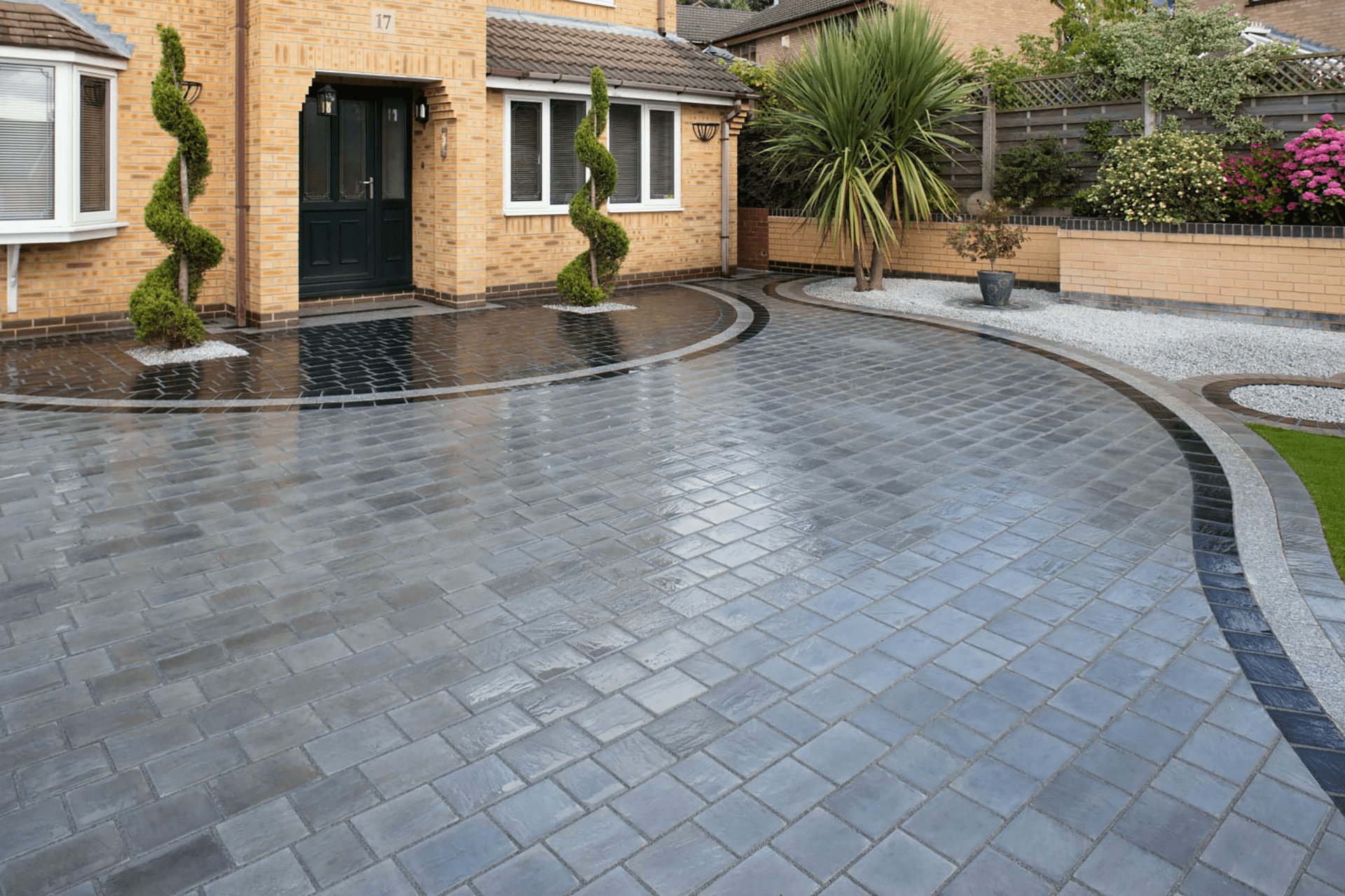 Driveway project completed by Bluestone Construction Cardiff